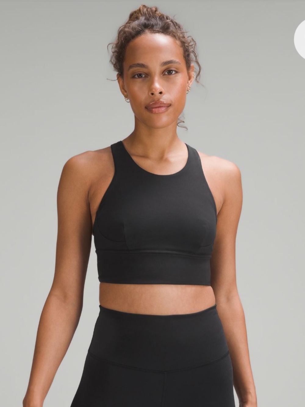 lululemon athletica Black High-Neck Sports Bra